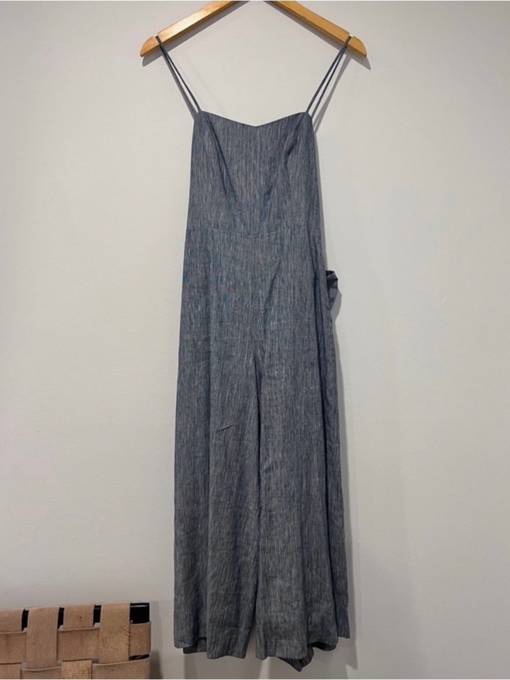 Club Monaco Gray Romper with Spaghetti Straps